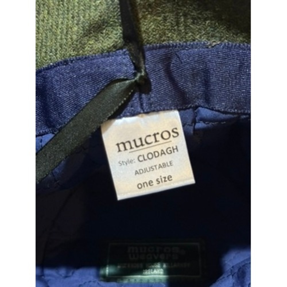 Mucros Weavers Women's Clodagh Handmade Green Purple Plaid Wool Blend Bucket Hat - Picture 6 of 10